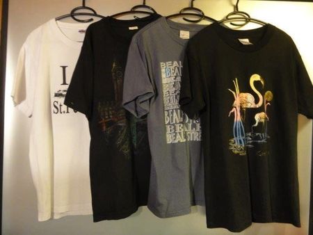 ❗Jetzt = 20.- Fr❗4x T`Shirt St.P`burg, K`West,Memphis,London